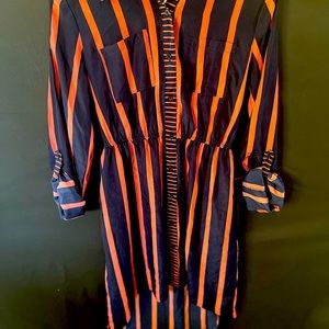 ❌SOLD❌ High low striped dress